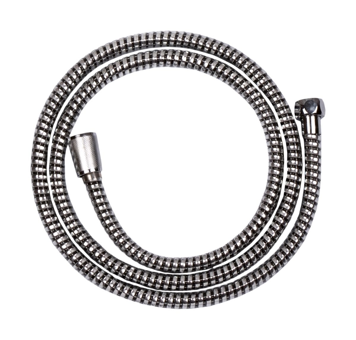 Invena Superflex manguera de ducha 150 cm cromo-negro AW-30-JT6