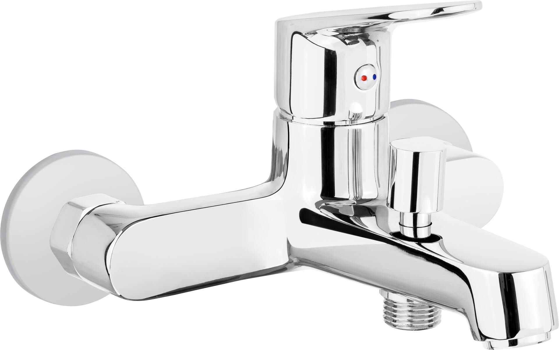 Deante Chaber grifo de bañera y ducha a pared cromo BGC_010M