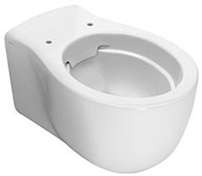 Hatria Le Fiabe taza de inodoro suspendido sin reborde blanco Y1CD01
