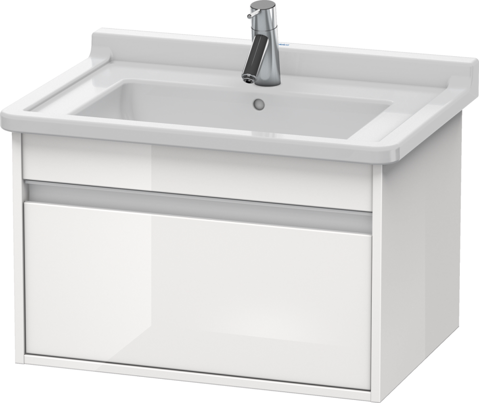 Duravit Ketho armario 80x46.5x41 cm suspendido, para lavabo blanco KT666402222