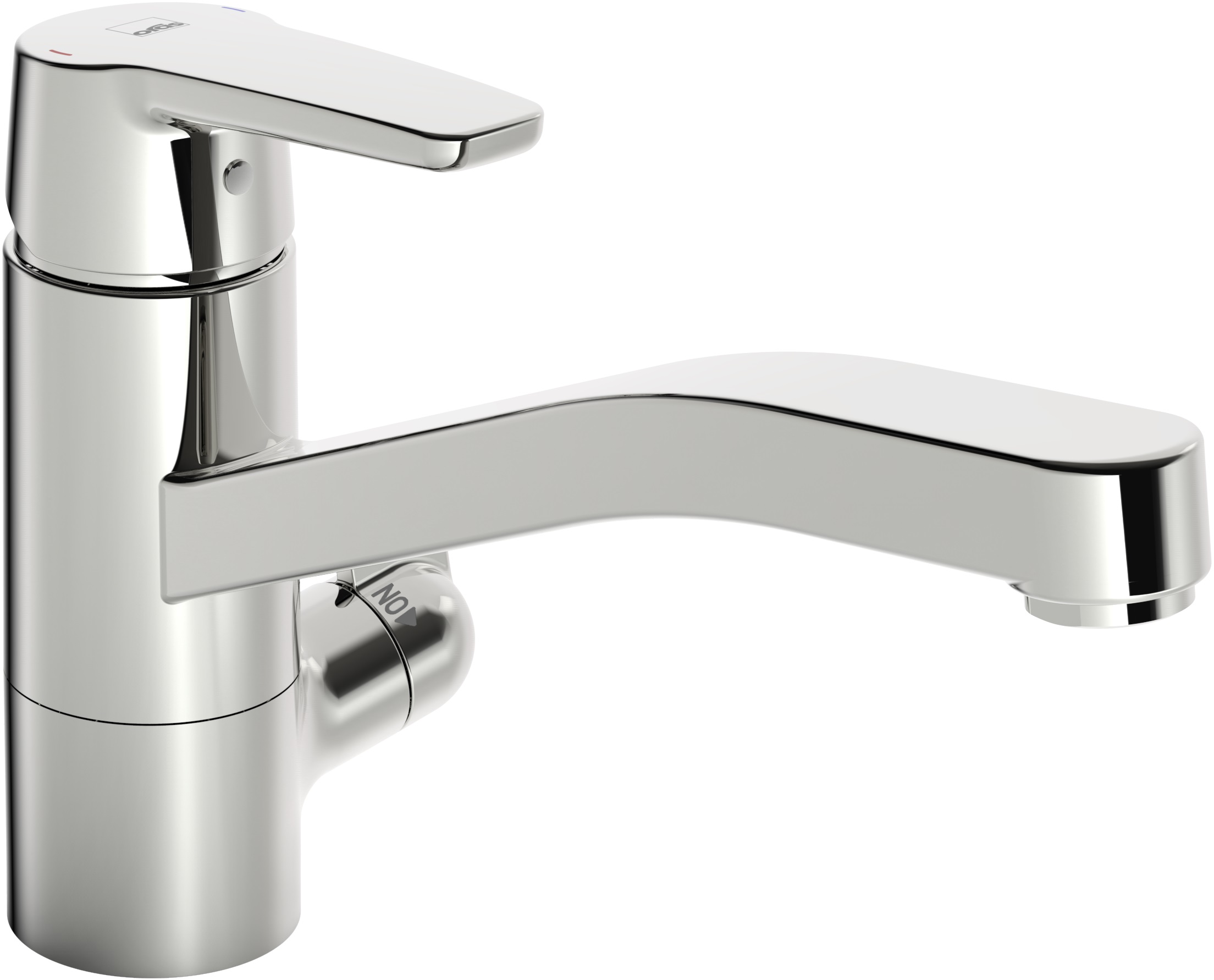 Oras Saga grifo de cocina de pie cromo 3935F