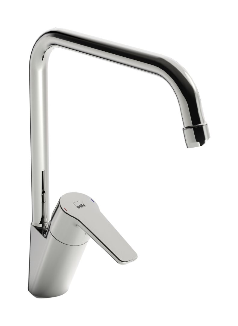 Oras Saga grifo de cocina de pie cromo 3933F