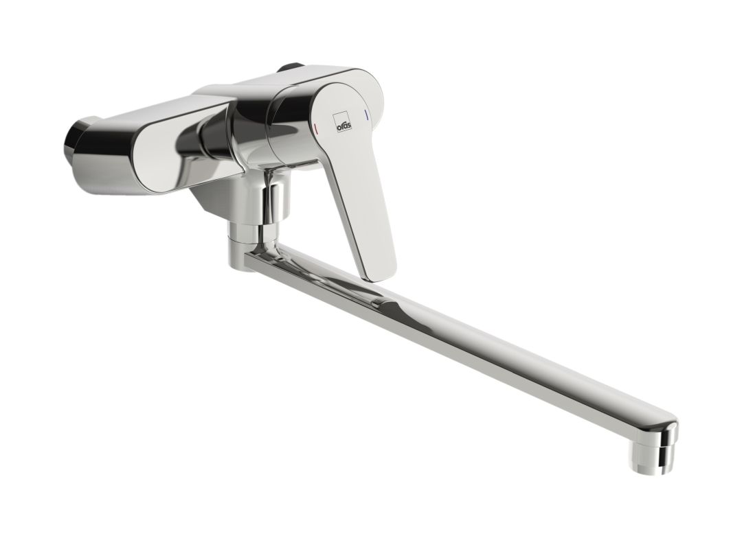 Oras Saga grifo de bañera y ducha a pared cromo 3942