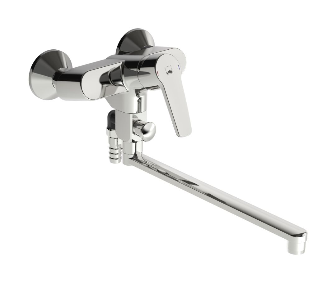 Oras Saga grifo de bañera y ducha a pared cromo 3945Y