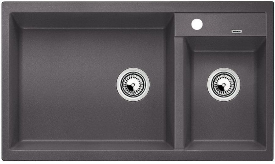 Blanco Metra 9 fregadero de granito 86x50 cm gris/grafito/ónix 518886
