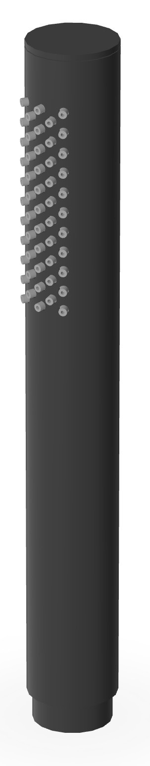 Zucchetti alcachofa de ducha negro Z94177.N6