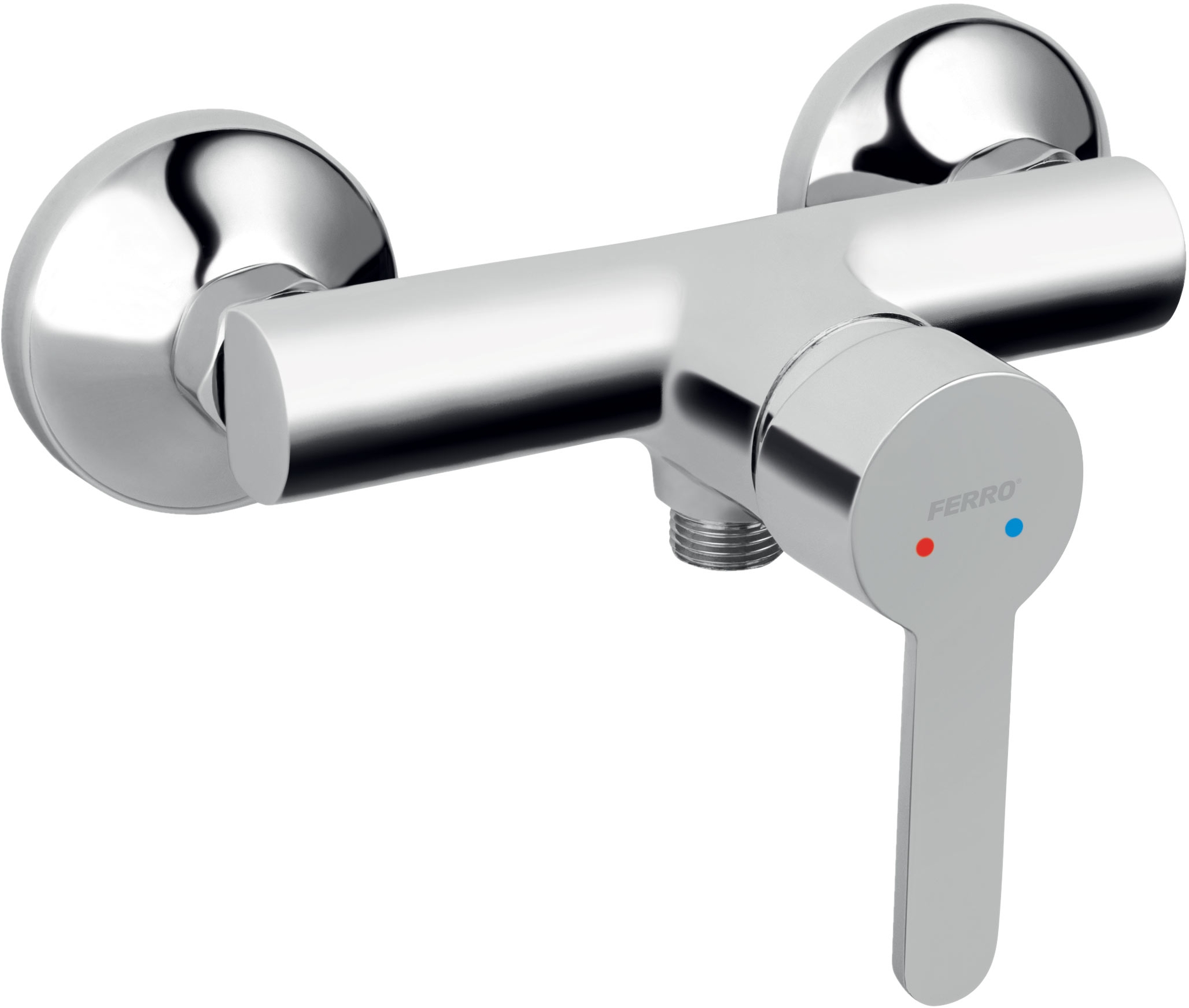 Ferro Savio grifo para ducha a pared cromo BSV7