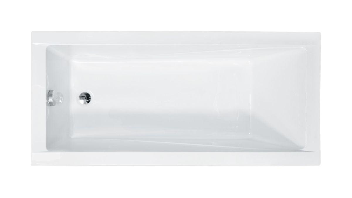 Besco Modern bañera rectangular 120x70 cm blanco #WAM-120-MO