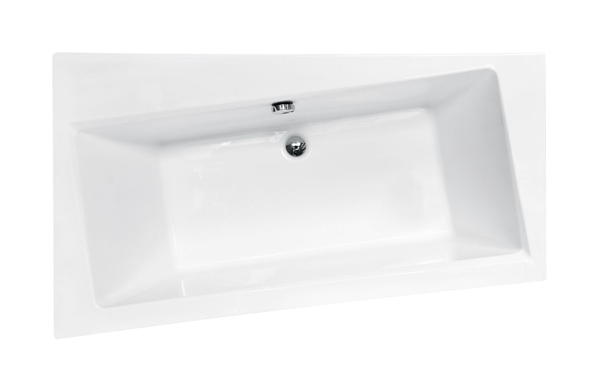 Besco Infinity bañera de esquina 150x90 cm izquierda blanco #WAI-150-NL