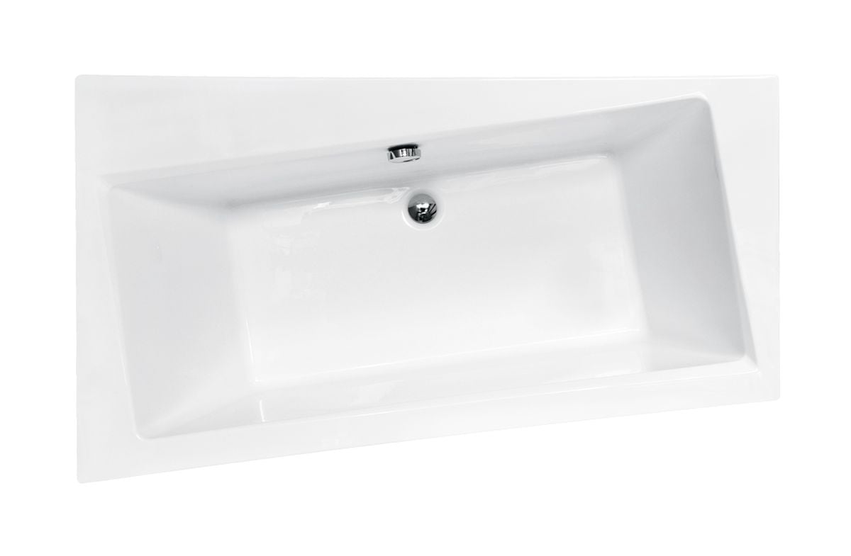 Besco Infinity bañera de esquina 170x110 cm izquierda blanco #WAI-170-NL