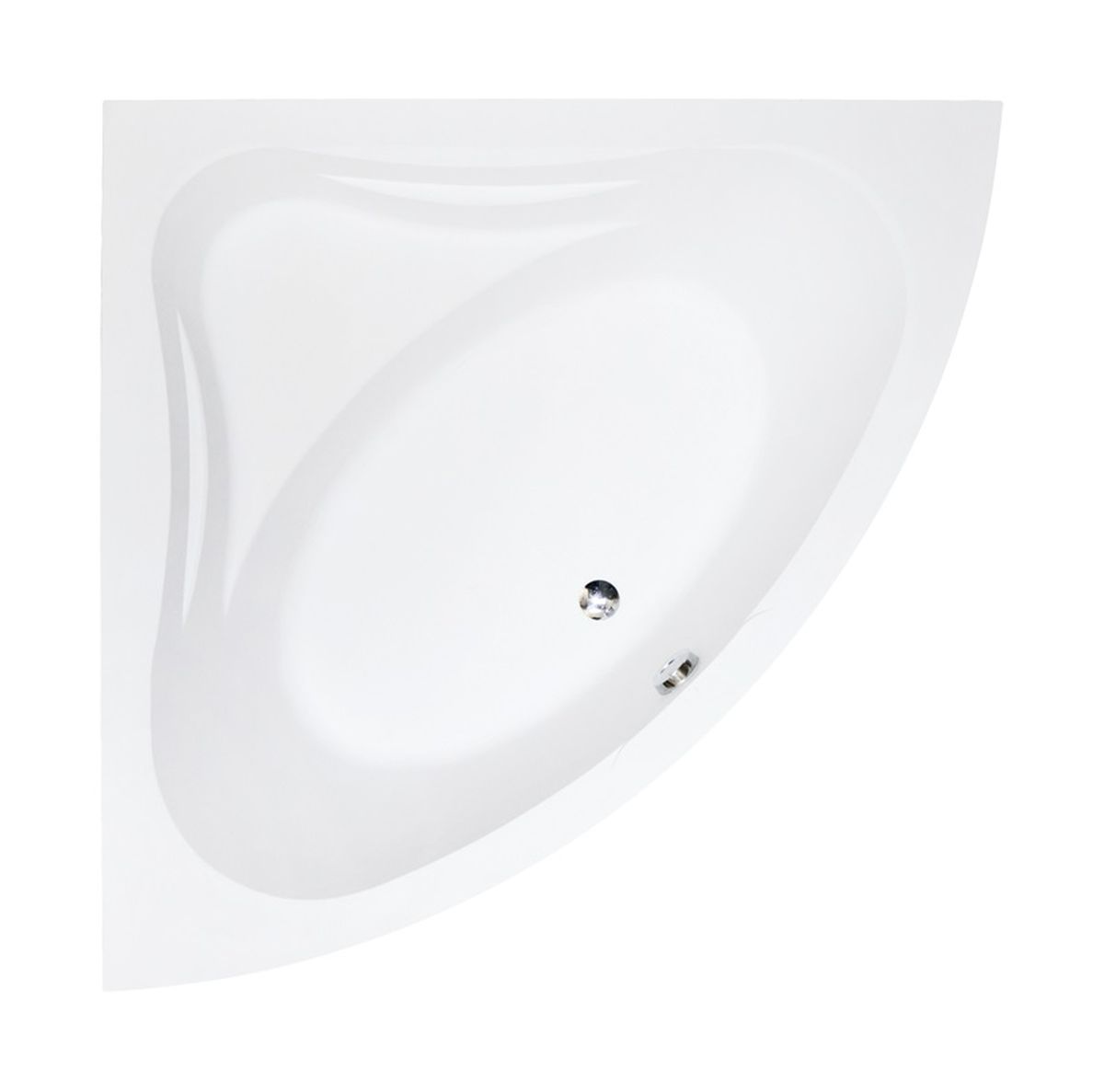 Besco Mia bañera de esquina 140x140 cm izquierda blanco #WAM-140-NS