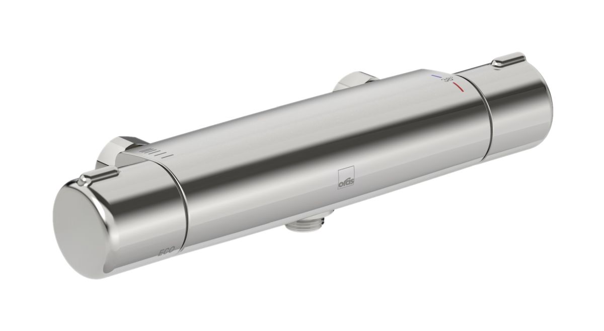 Oras Nova grifo para ducha a pared con termostato cromo 7460