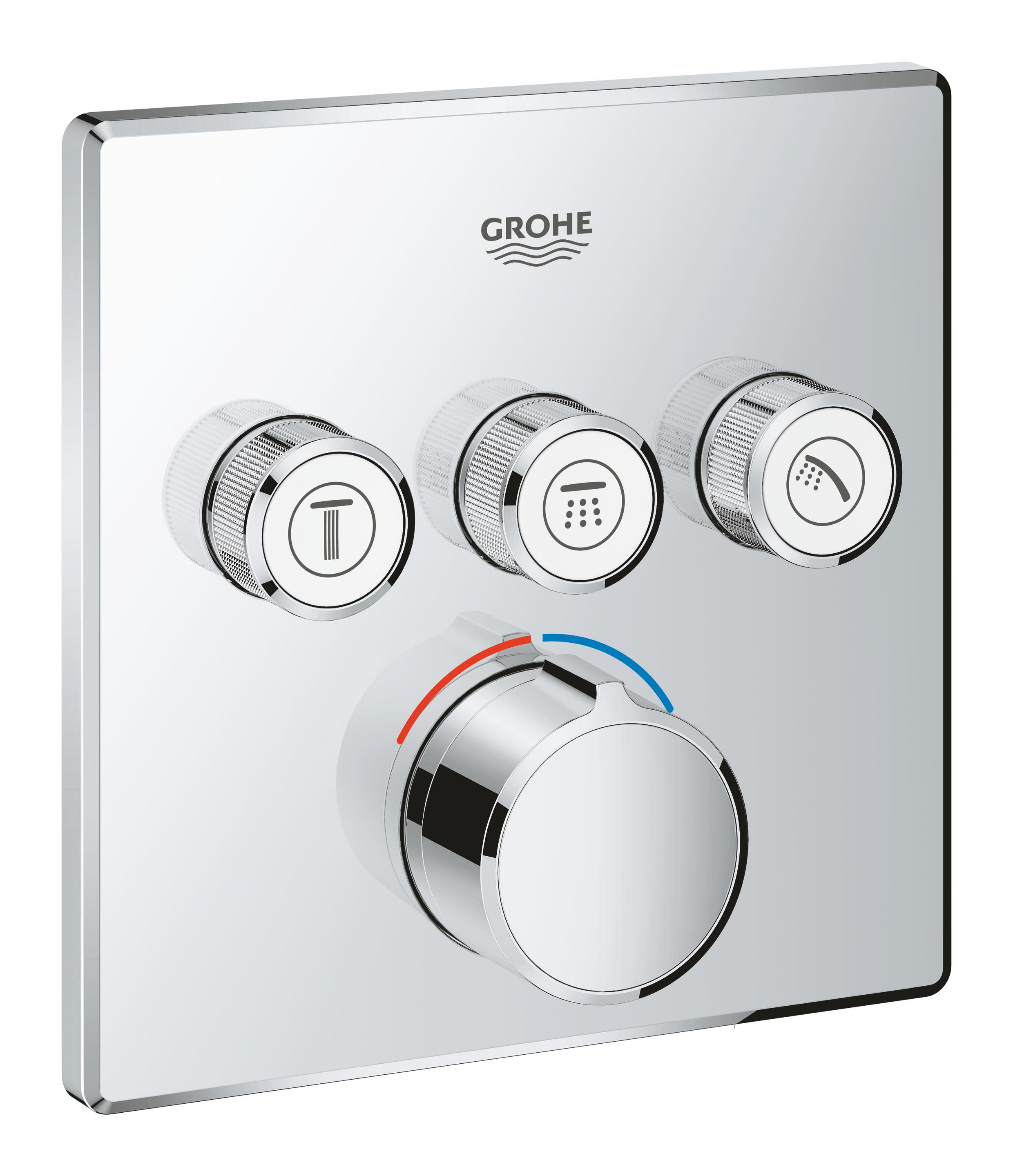 Grohe SmartControl grifo de bañera y ducha empotrado StarLight Chrome 29149000