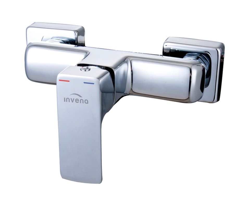 Invena Nyks grifo para ducha a pared cromo BN-28-001