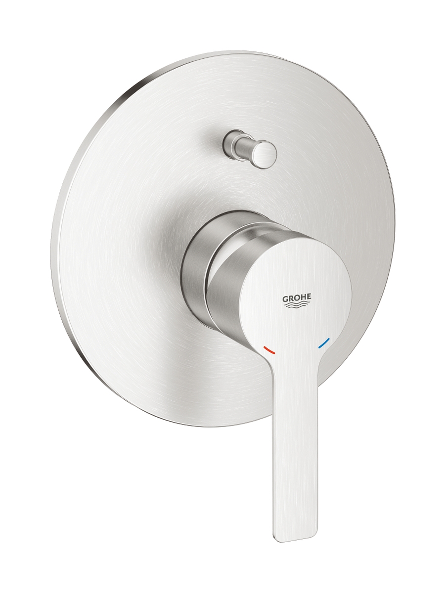 Grohe Lineare grifo de bañera y ducha empotrado SuperSteel 19297DC1
