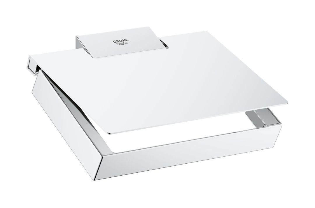 Grohe Selection Cube portarrollos de papel higiénico StarLight Chrome 40781000