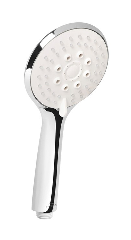 Invena Larisa alcachofa de ducha cromo-blanco AS-03-002