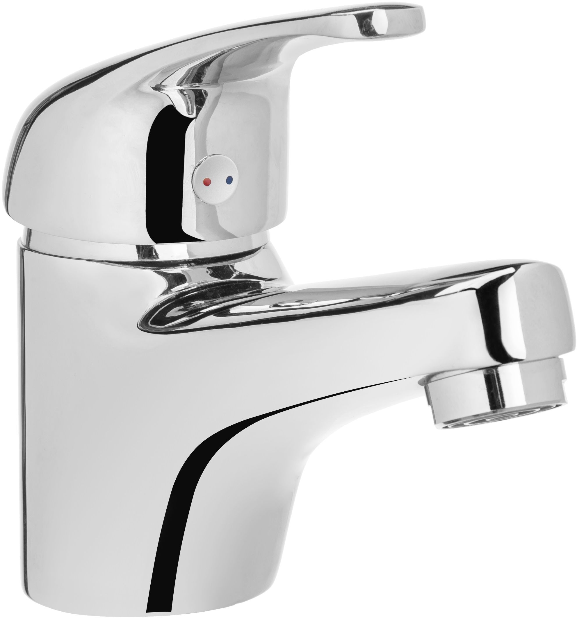 Invena Perea grifo para lavabo de pie cromo BU-05-001