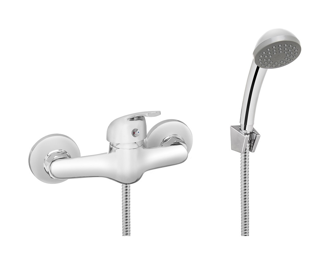 Invena Mitris grifo para ducha a pared cromo BN-79-KPL