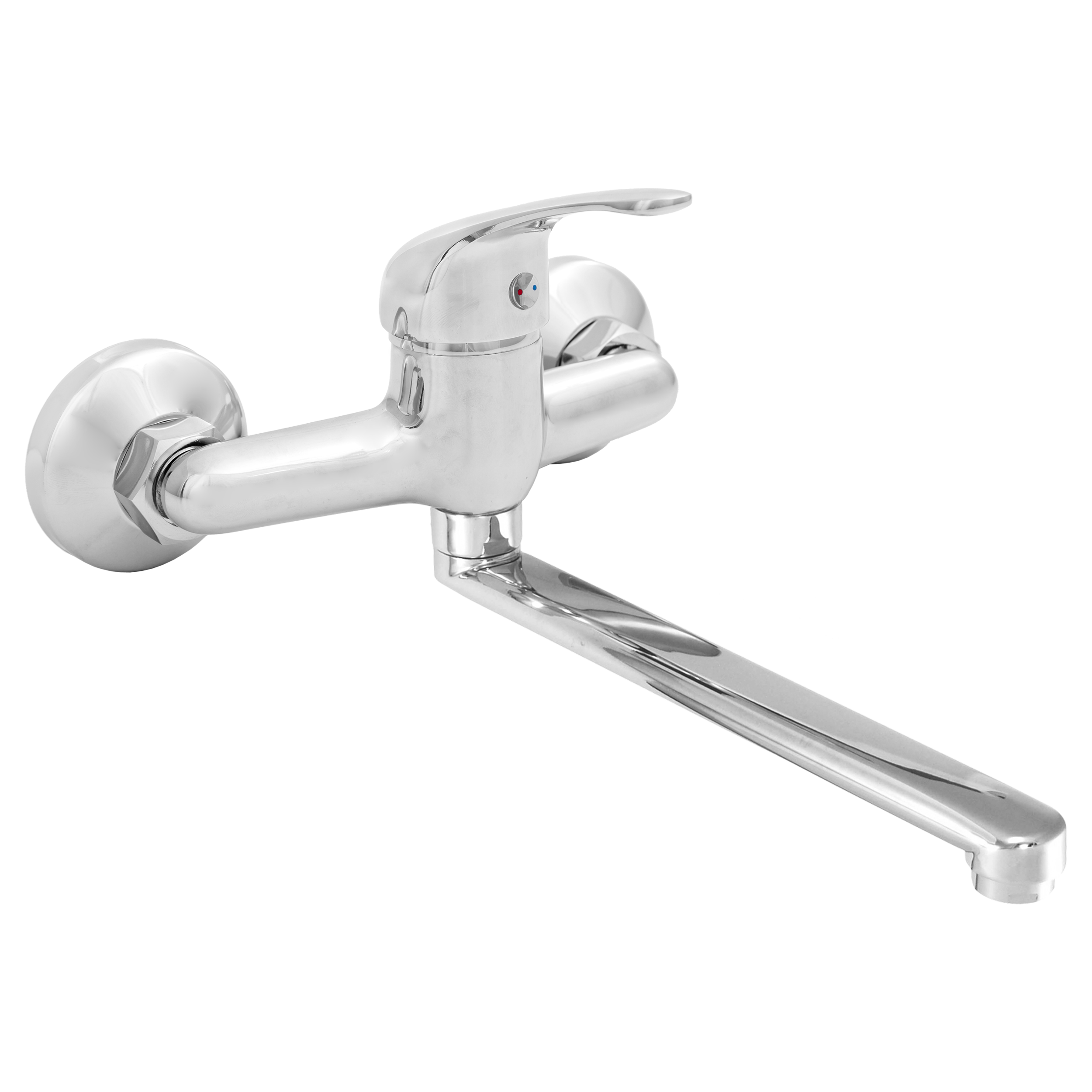 Invena Mitris grifo de cocina a pared cromo BC-79-001