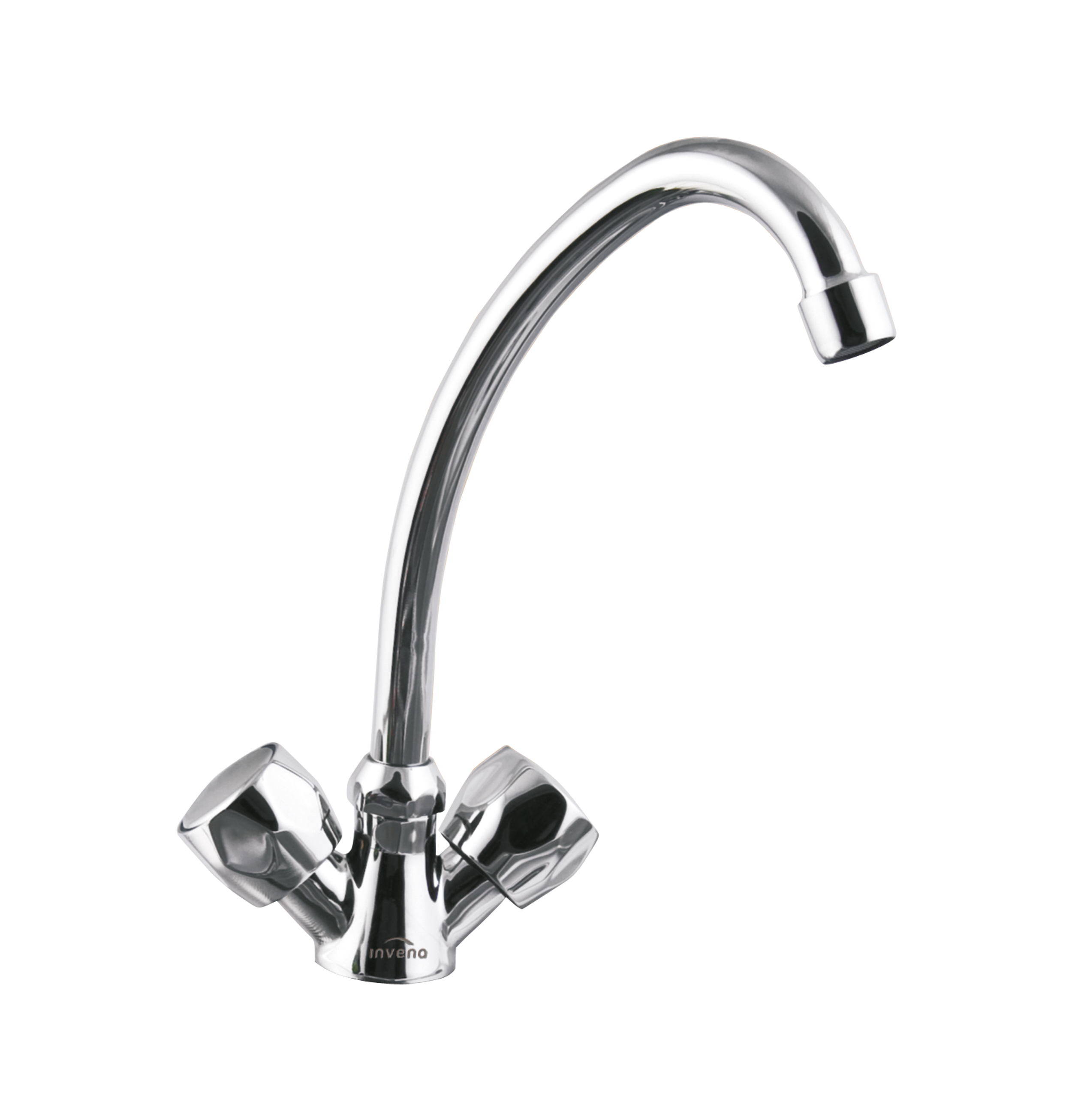 Invena Modena grifo de cocina de pie cromo BZ-11-F0S