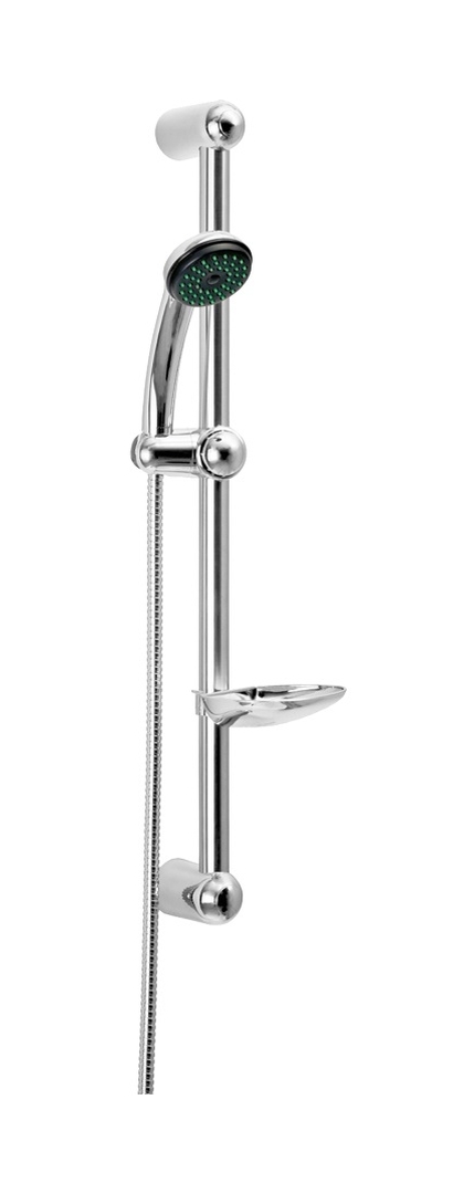 Invena Tetis conjunto de ducha a pared cromo AU-44-001