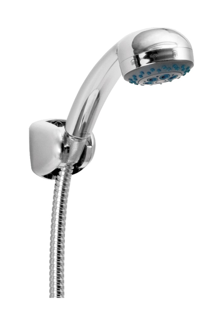 Invena Klio conjunto de ducha a pared cromo AU-20-M01