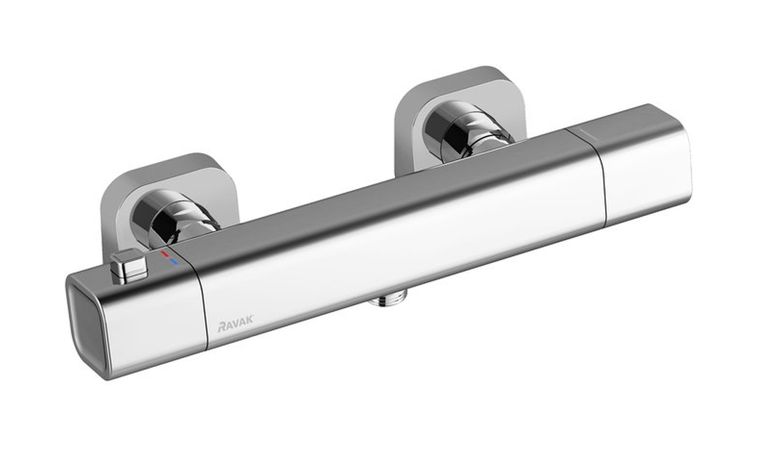 Ravak 10° grifo para ducha a pared con termostato cromo X070102