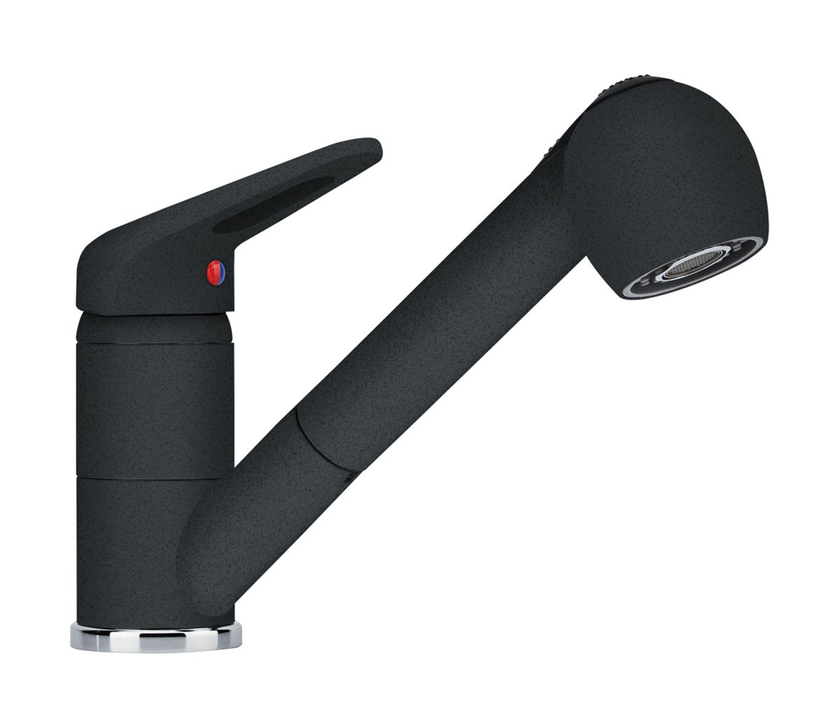 Franke Prince II grifo de cocina de pie negro 115.0470.675