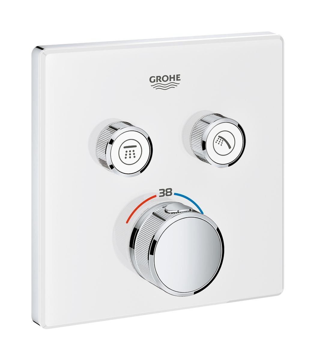 Grohe Grohtherm SmartControl grifo de bañera y ducha empotrado con termostato blanco 29156LS0