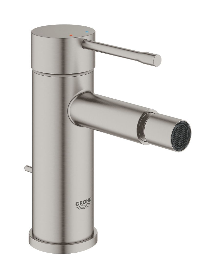 Grohe Essence grifo para bidé de pie SuperSteel 32935DC1