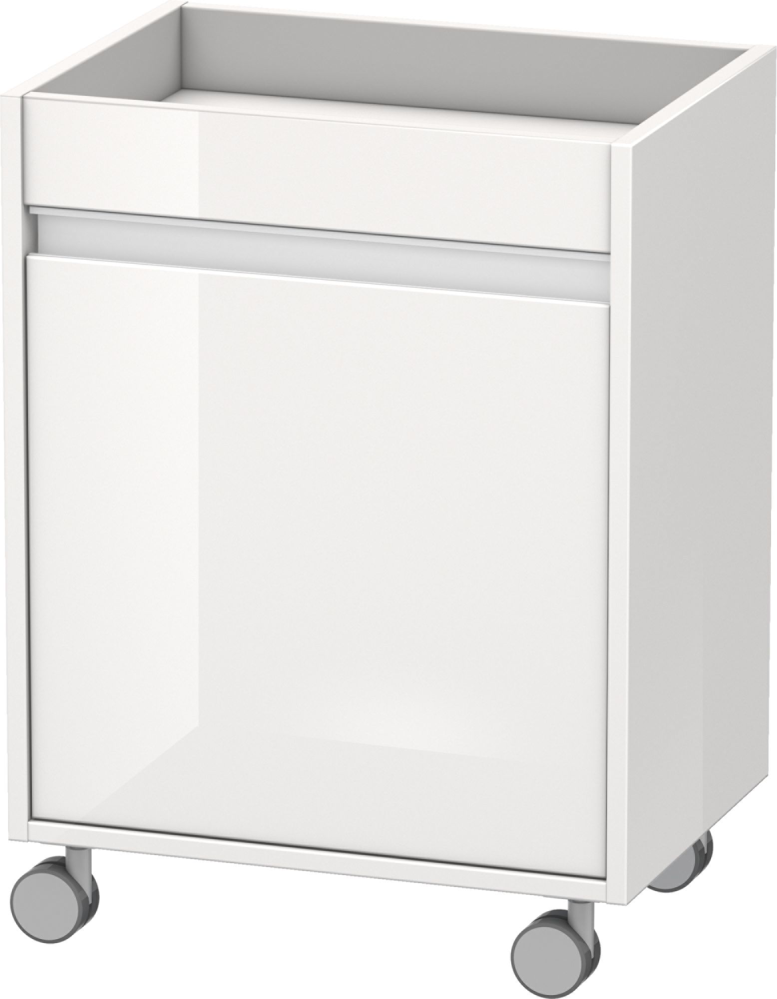 Duravit Ketho armario 50x36x67 cm de pie, lateral blanco KT2530R2222