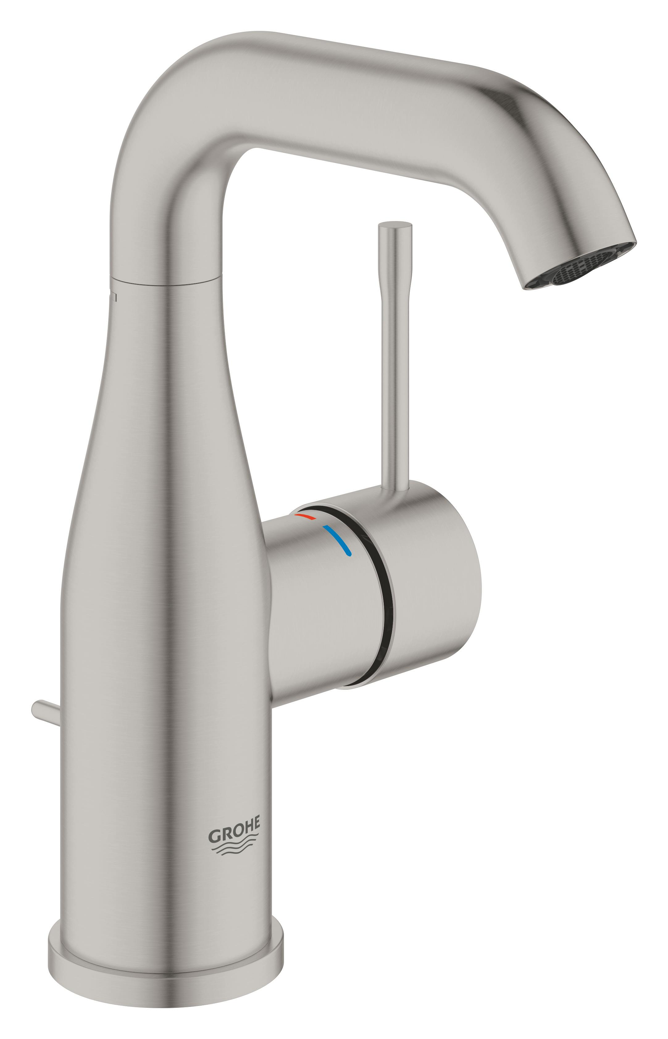 Grohe Essence grifo para lavabo de pie acero 23462DC1
