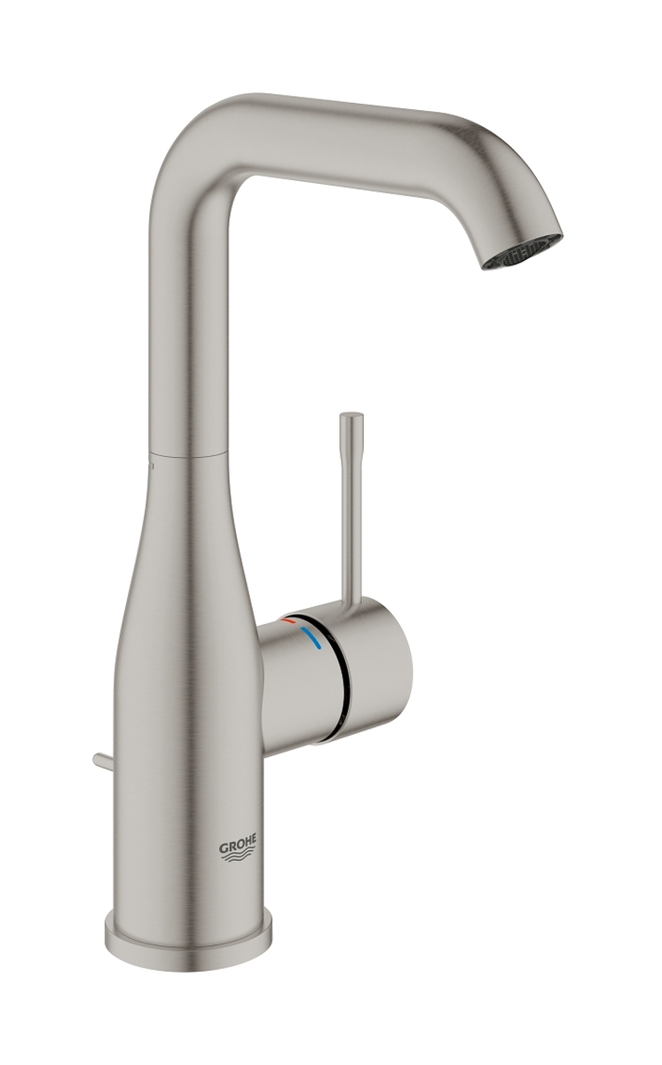 Grohe Essence grifo para lavabo de pie SuperSteel 32628DC1
