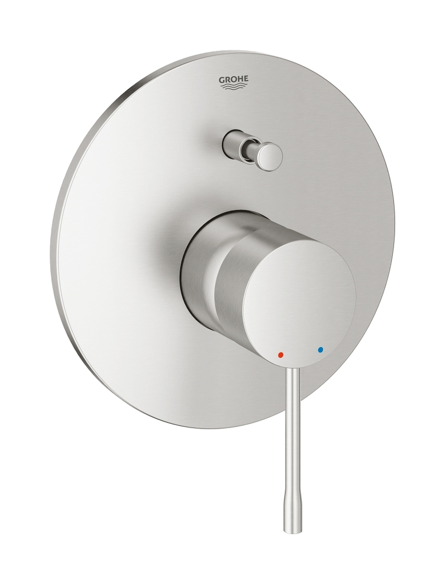 Grohe Essence grifo de bañera y ducha empotrado SuperSteel 19285DC1