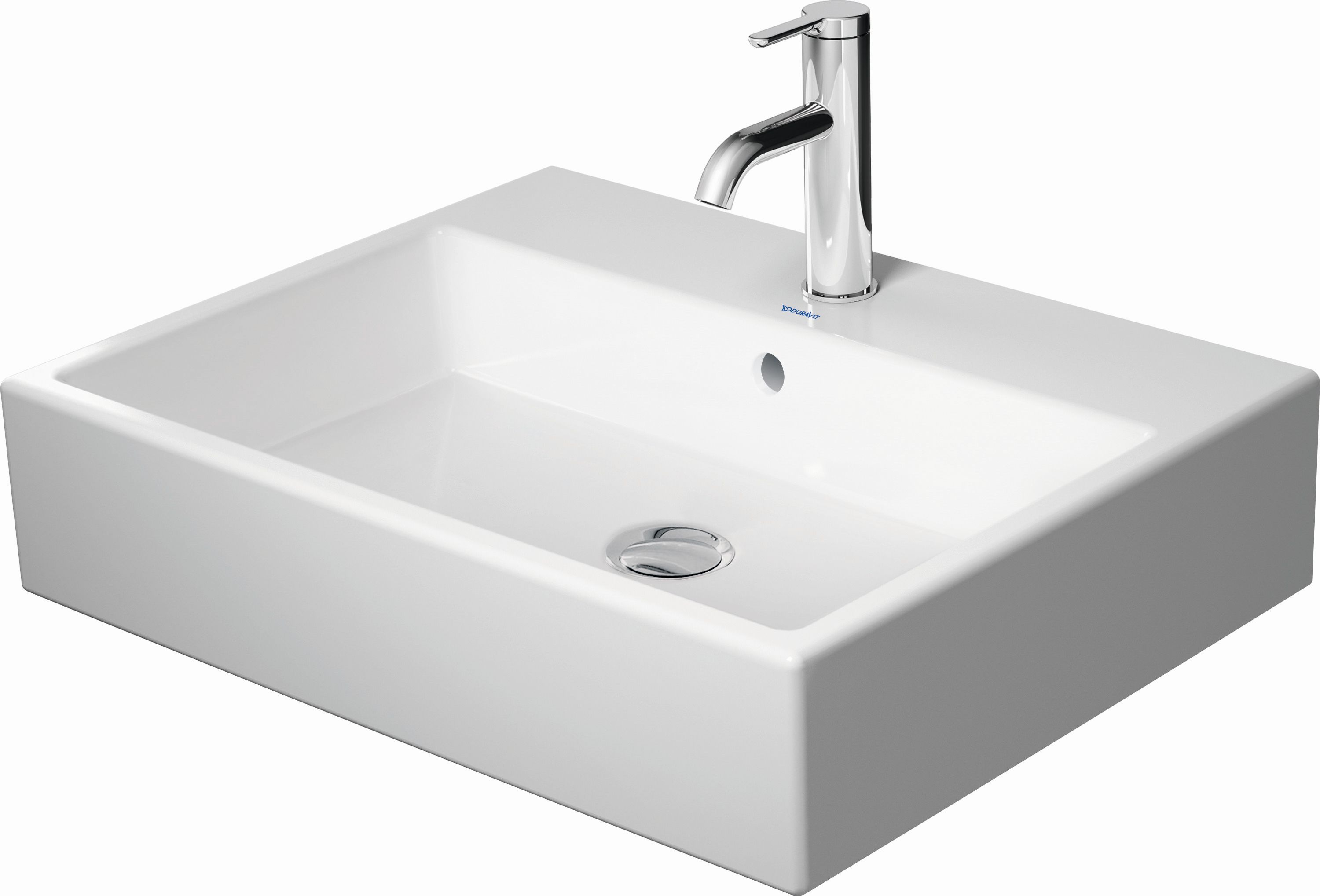Duravit Vero Air lavabo 60x47 cm rectangular sobre encimera blanco 2352600000