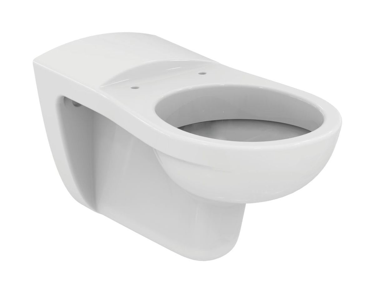 Ideal Standard taza de inodoro suspendido sin reborde para discapacitados blanco V340401