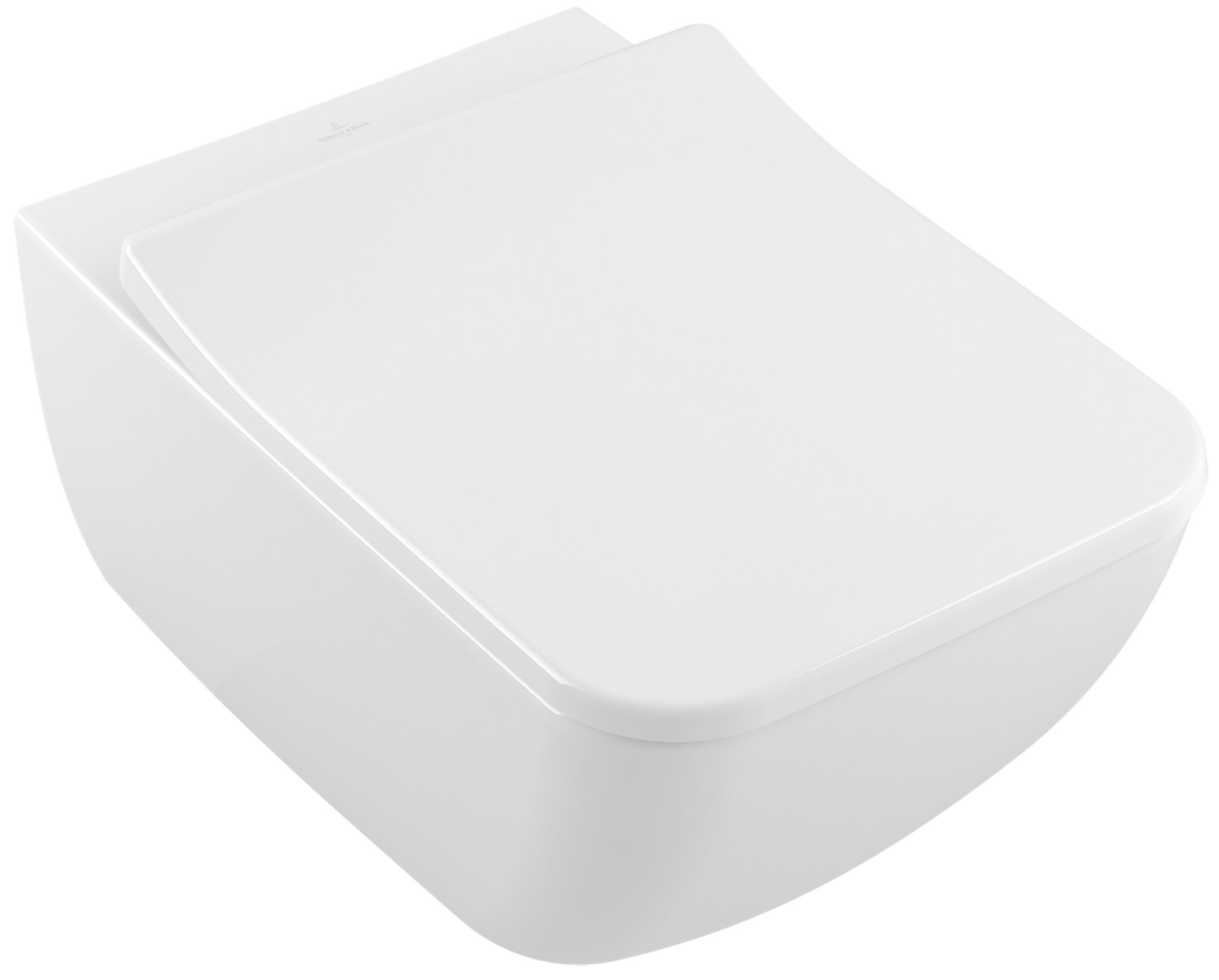 Villeroy & Boch Venticello conjunto combi-pack con tapa suspendido sin reborde blanco 4611RS01