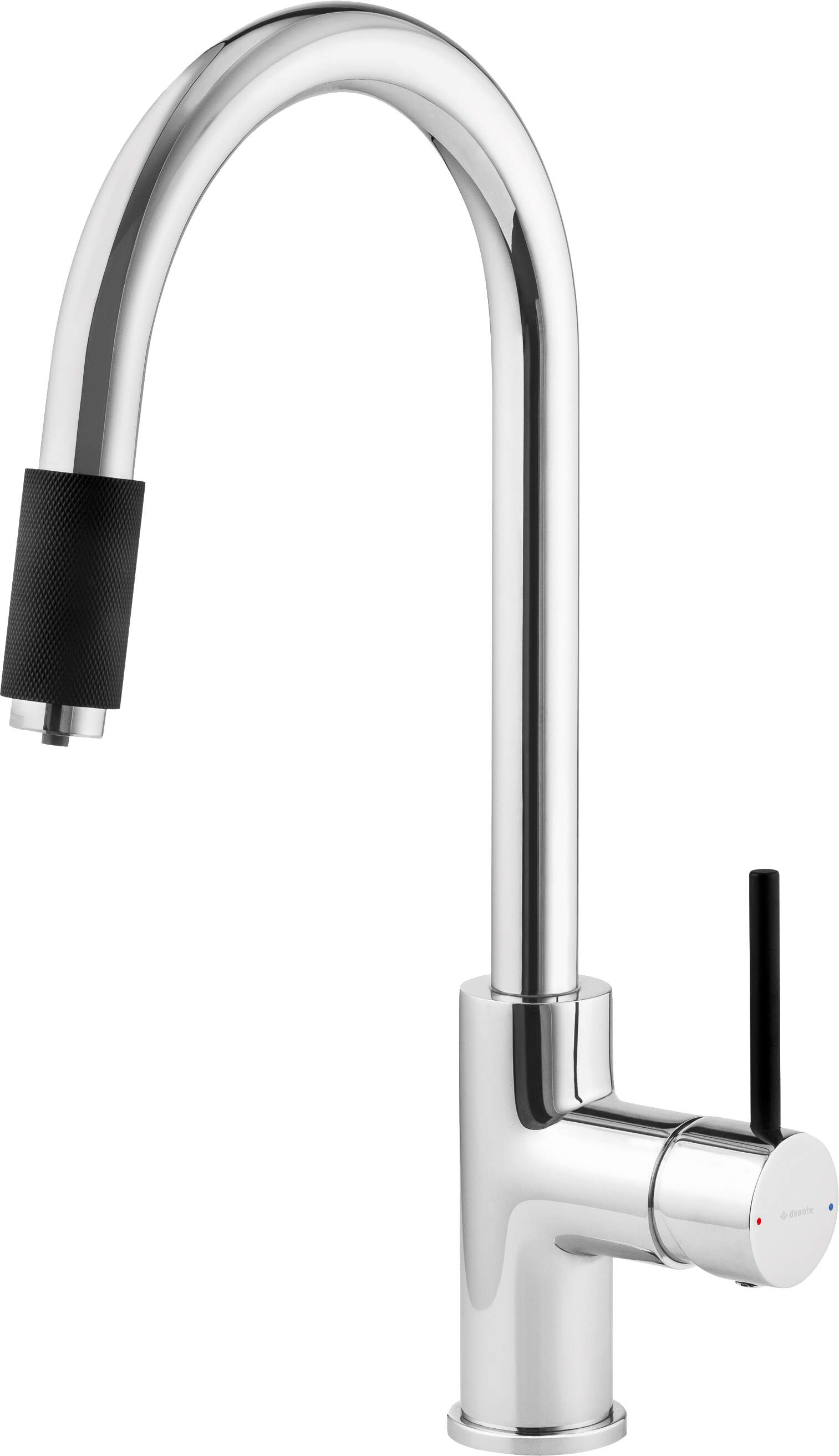 Deante Aster grifo para filtro de agua de pie cromo-negro BCA064M