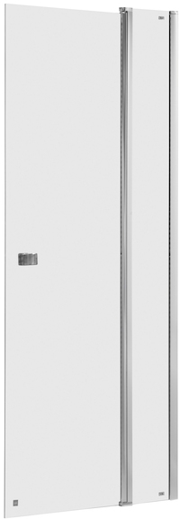 Roca Capital puerta de ducha 80 cm oscilante cromo brillante/vidrio transparente AM4608012M