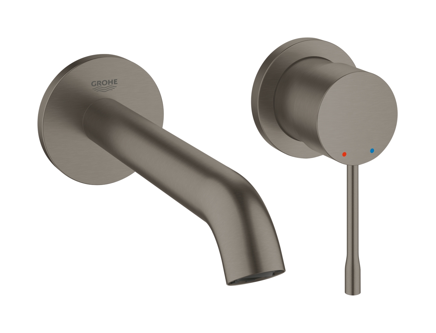 Grohe Essence New grifo para lavabo empotrado Brushed Hard Graphite 19408AL1