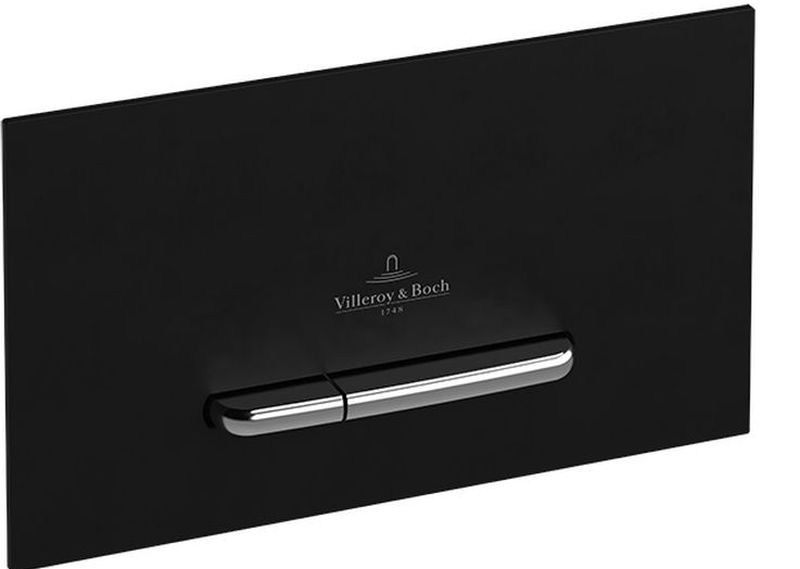 Villeroy & Boch ViConnect botón de descarga para WC negro 922169AN
