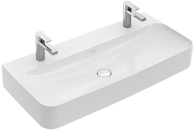 Villeroy & Boch Finion lavabo 100x47 cm rectangular clásico blanco 4168A1R1