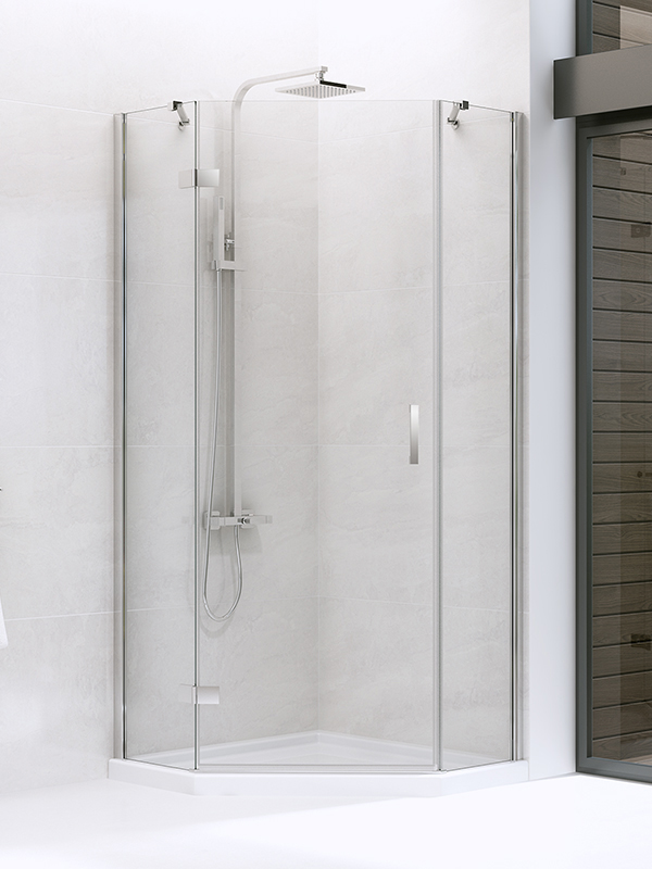 New Trendy New Azura cabina de ducha 90x90 cm cromo brillo/vidrio transparente K-0337