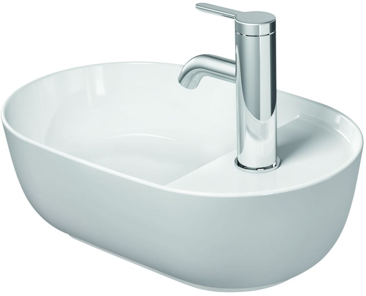 Duravit Luv lavabo 42x27 cm oval sobre encimera blanco 0381420000