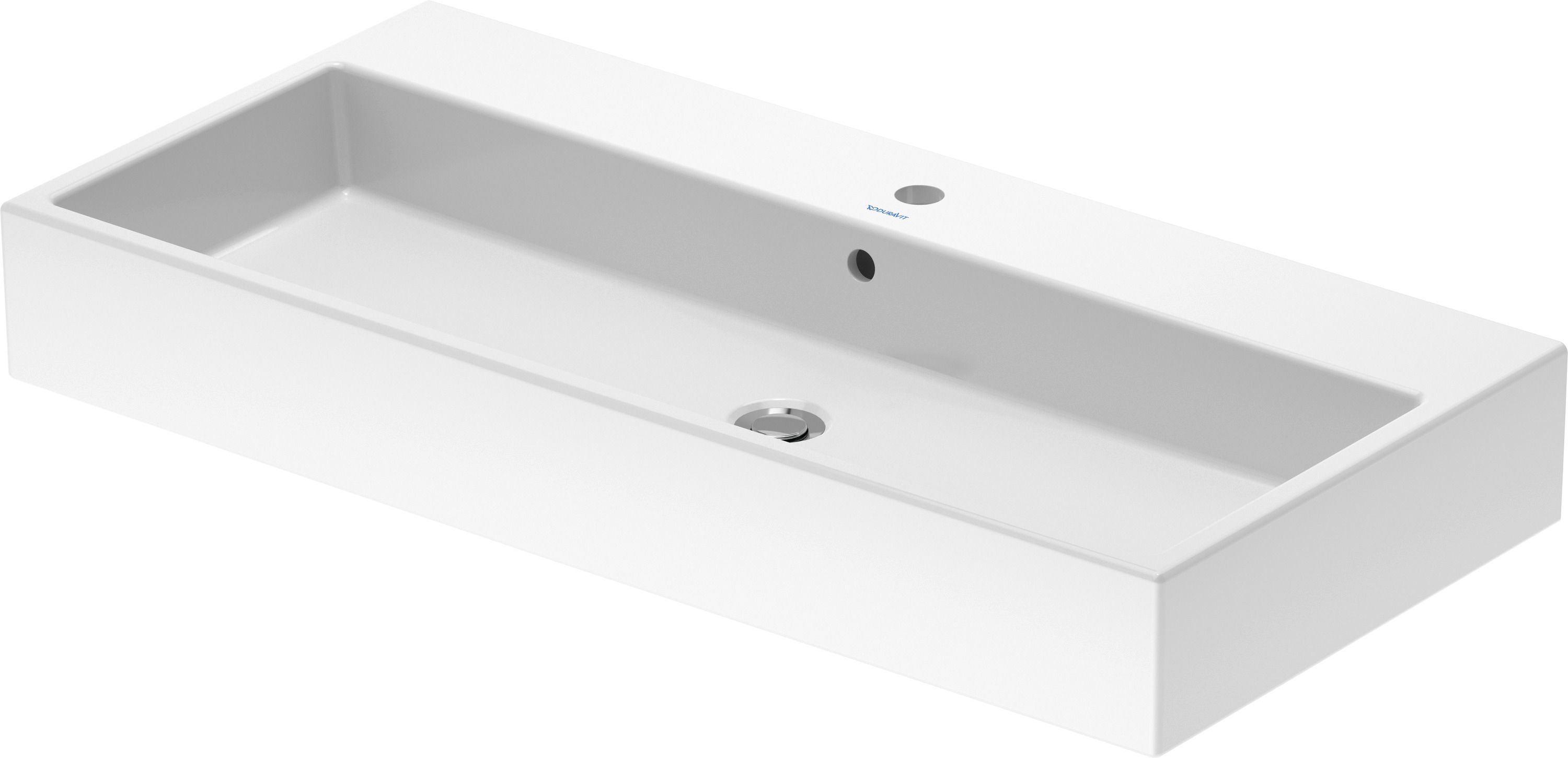Duravit Vero Air lavabo 100x47 cm rectangular para mueble blanco 2350100000