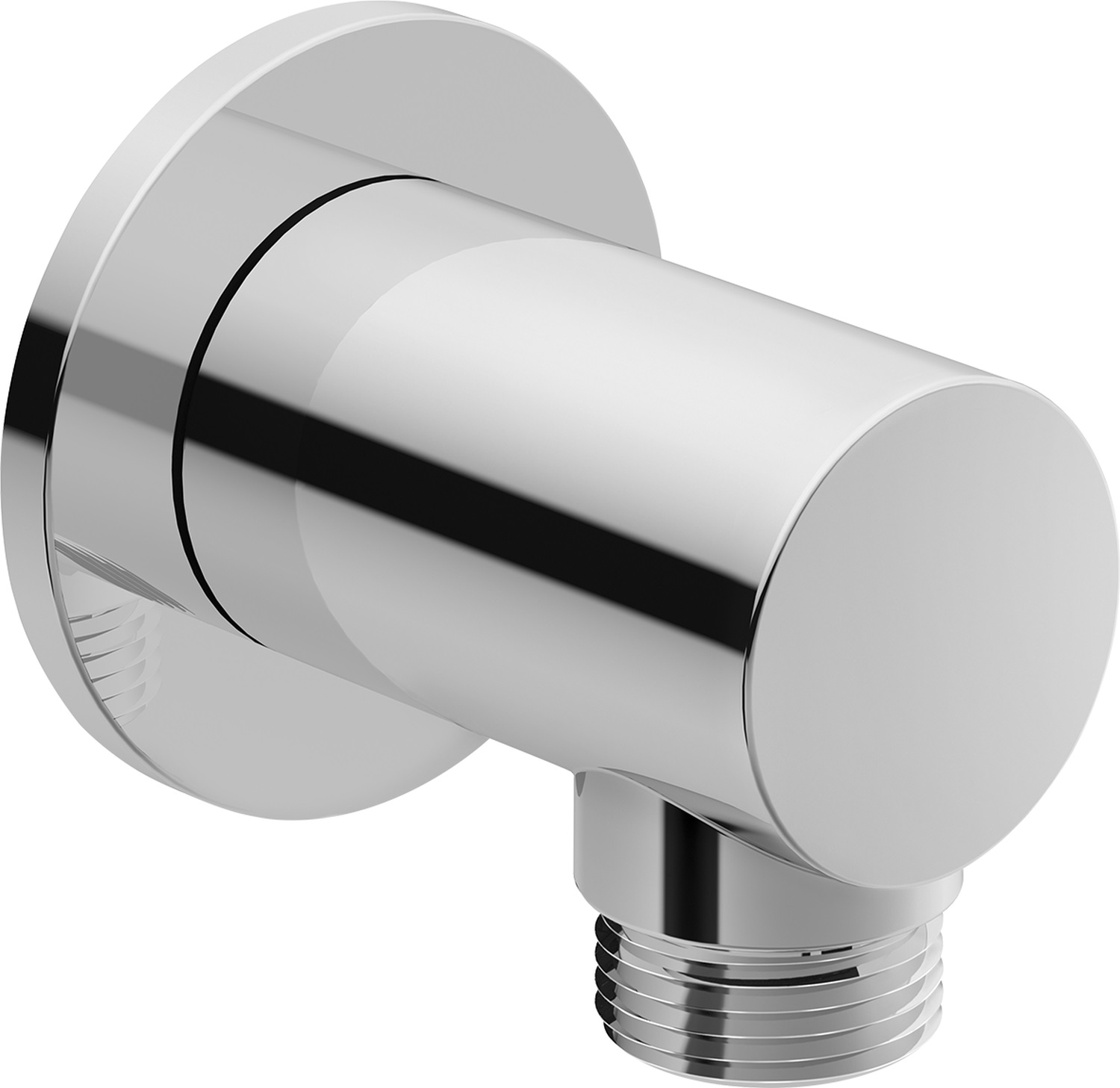 Duravit codo de conexión a pared cromo UV0630006000