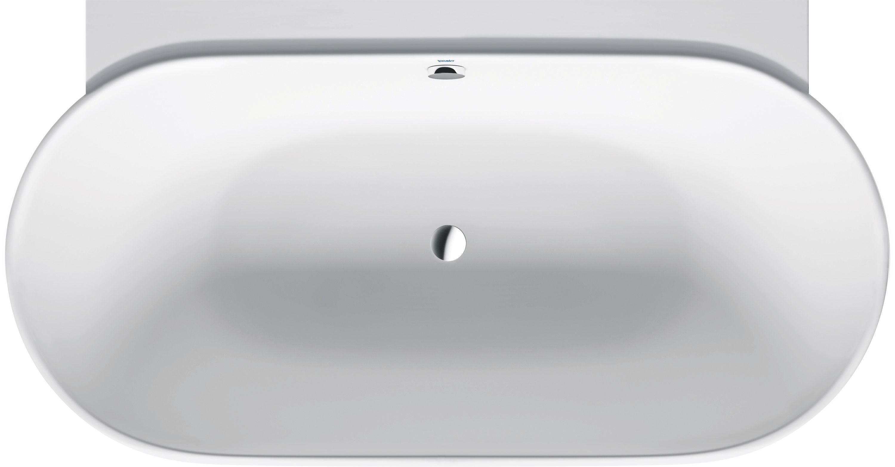 Duravit Luv bañera de pared 180x95 cm oval blanco 700433000000000