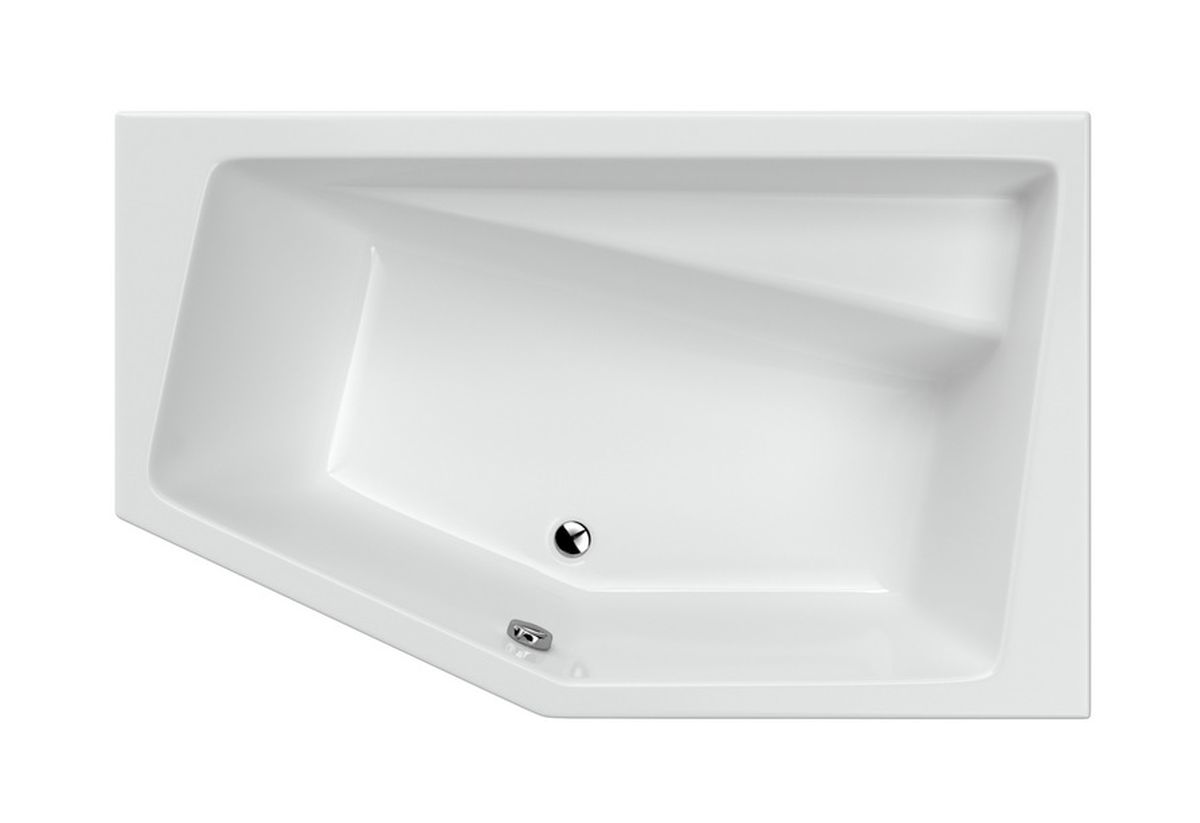 Excellent Vesper bañera de esquina 160x100 cm derecha blanco WAEX.VEP16WH