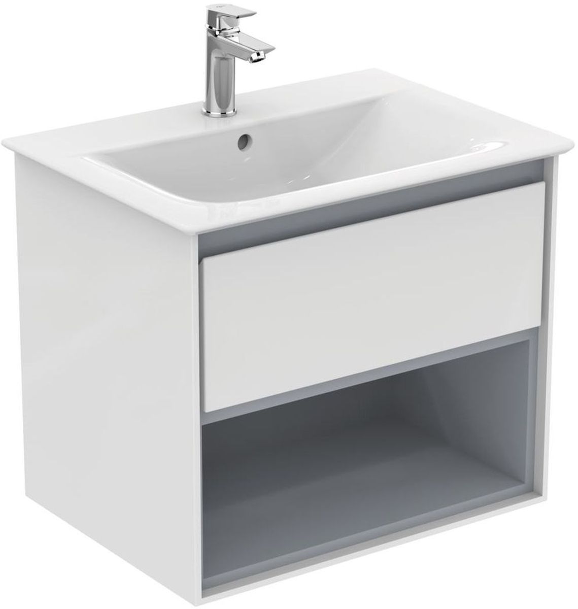 Ideal Standard Connect Air armario 60x44x51.7 cm suspendido, para lavabo blanco E0826B2